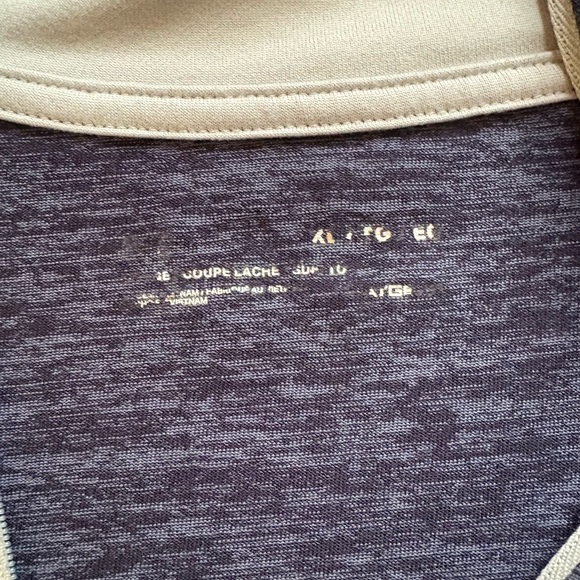 Under Armour Navy Blue Quarter-Zip Pullover - Picture 2 of 2